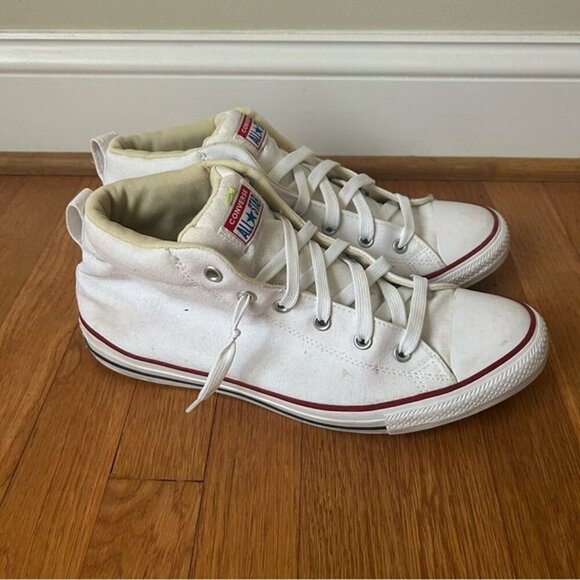 Converse Chuck Taylor All Star Men’s Street Canvas Mid Top Sneakers Size 12 - Picture 3 of 9